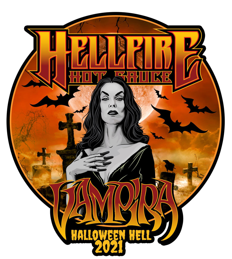 Hellfire Hot Sauce Vampira Halloween Hell 2021