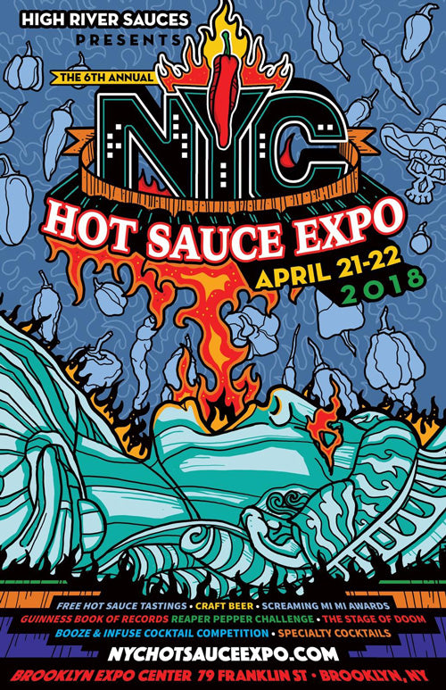 NYC Hot Sauce Expo 2018 flyer