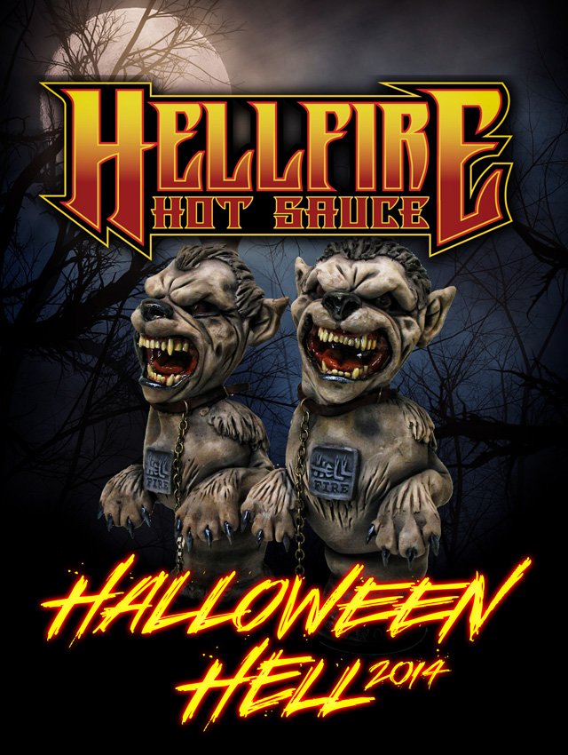 2014 HALLOWEEN ART BOTTLE RESERVE - 2014 HALLOWEEN ART BOTTLE RESERVE - Hellfire Hot Sauce