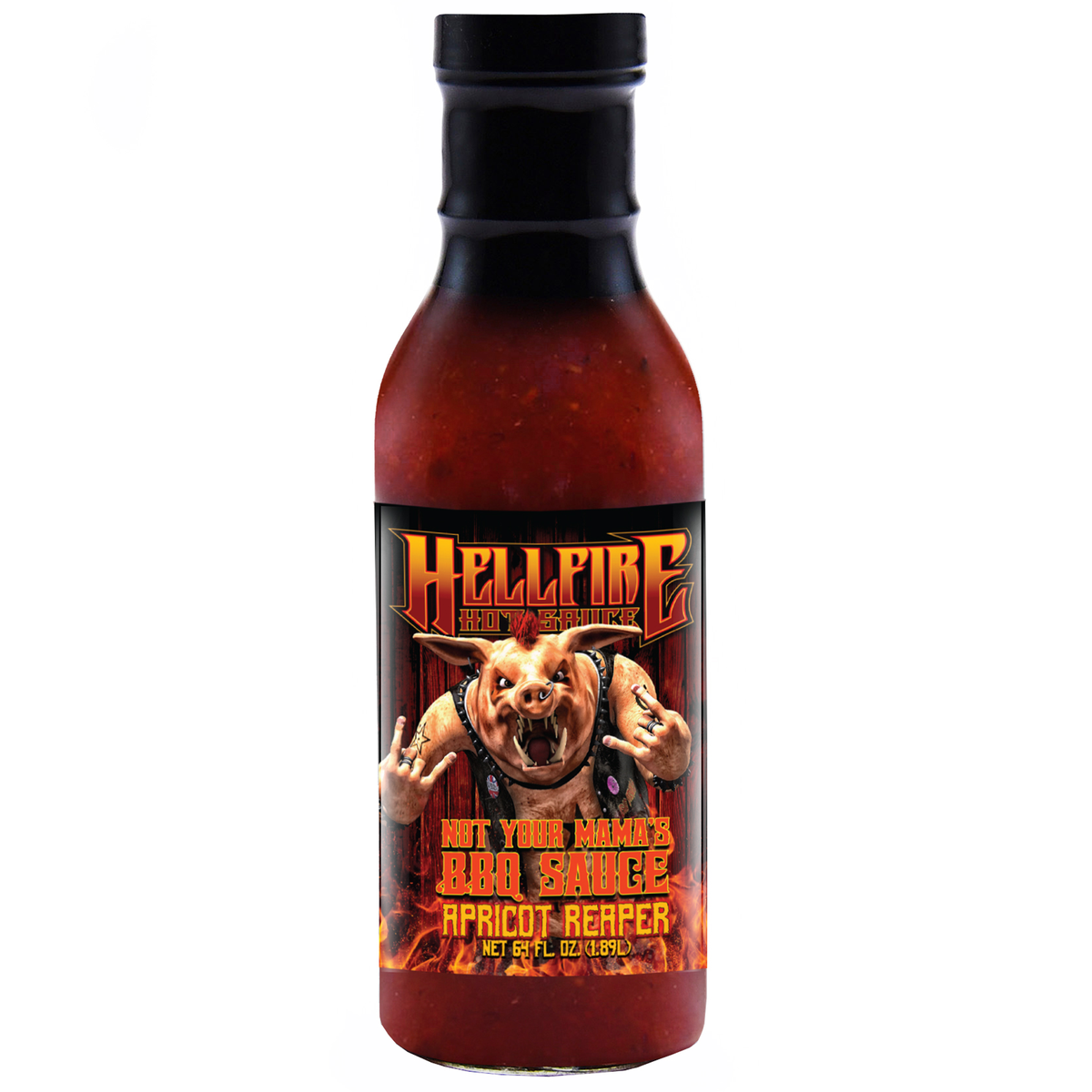 Apricot Reaper - Not Your Mama's BBQ Hot Sauce (12oz) – Hellfire