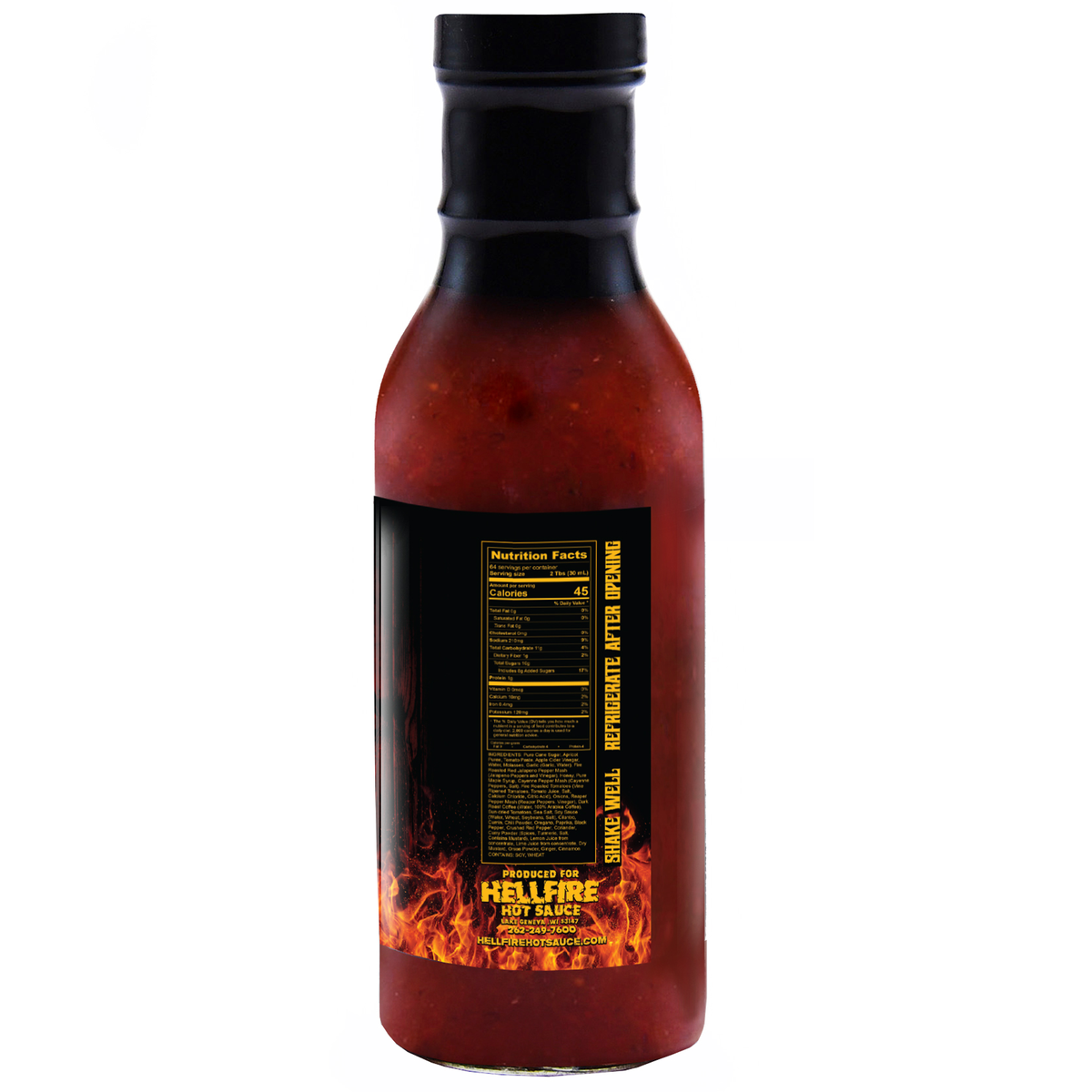 Apricot Reaper - Not Your Mama's BBQ Hot Sauce (12oz) – Hellfire
