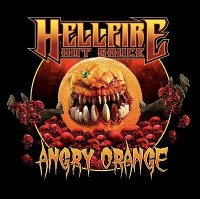 Angry Orange/Tangerine Hell- Resin Dipped Bottle Set (Limited Edition) - Angry Orange/Tangerine Hell- Resin Dipped Bottle Set (Limited Edition) - Hellfire Hot Sauce