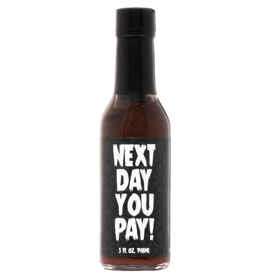 Next Day You Pay - Incredible 7-Pepper Blend Hot Sauce! - Single Bottle - Hellfire Hot Sauce