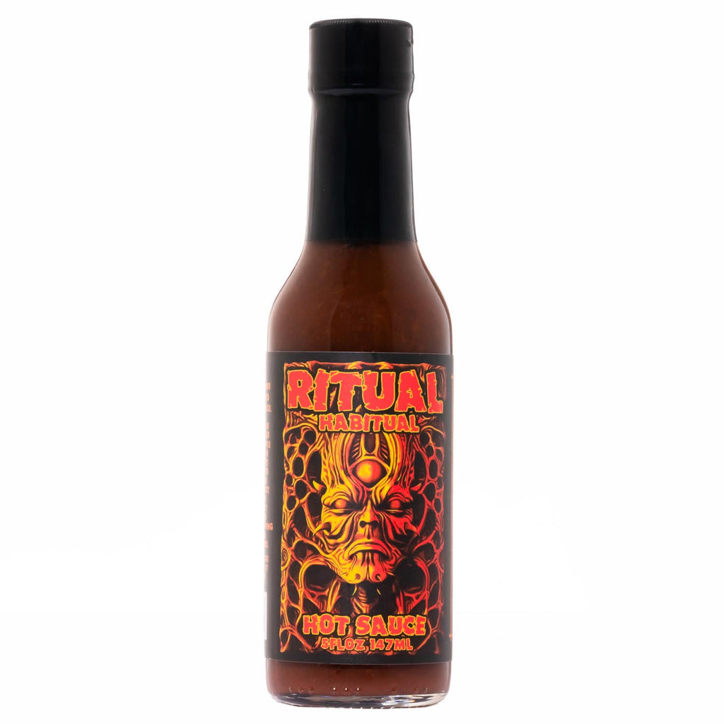 Ritual Habitual - The Perfect Marinade, Dipping, and Finishing Hot Sauce - Single Bottle - Hellfire Hot Sauce