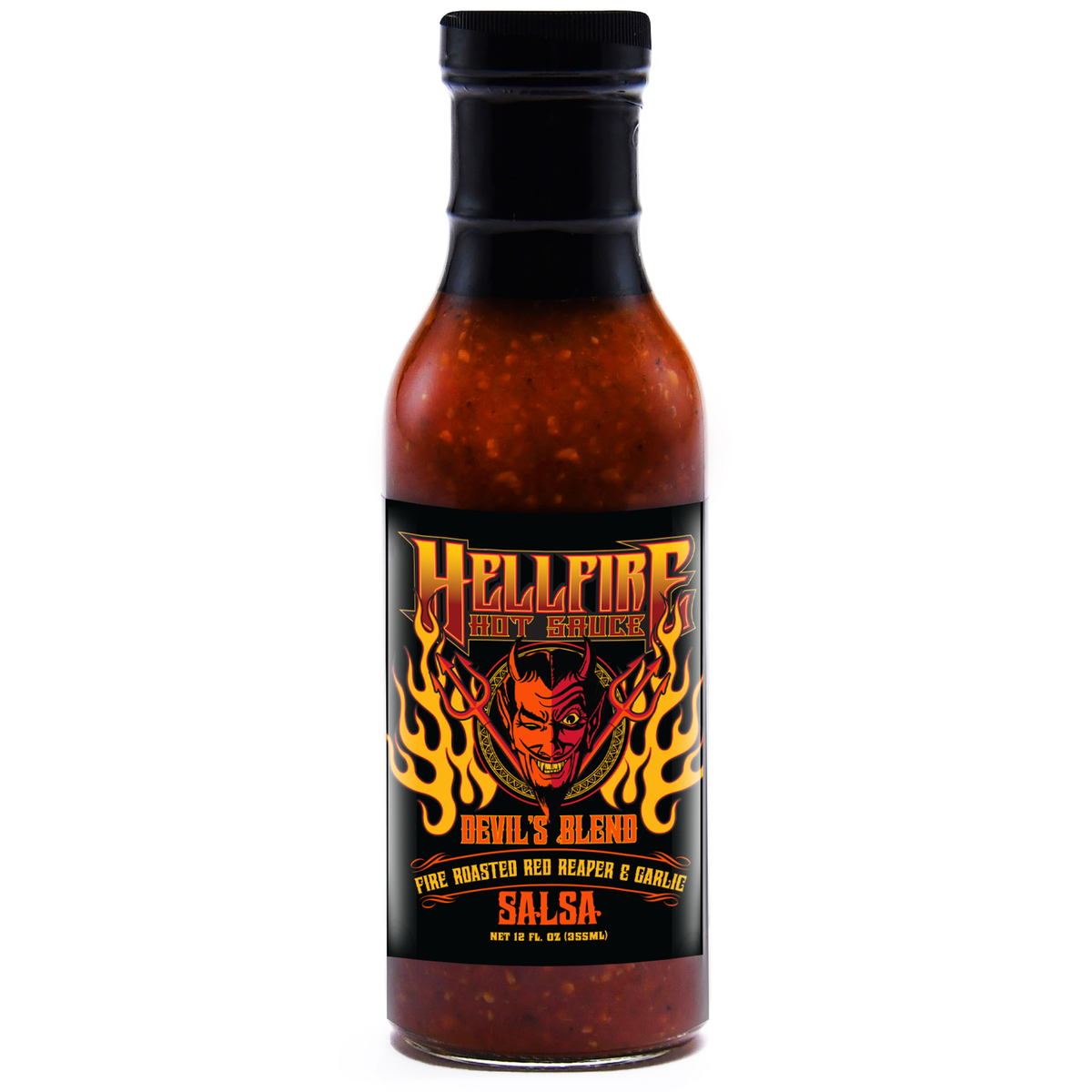 Devil's Blend - Fire Roasted Red Reaper & Garlic Salsa 12 oz