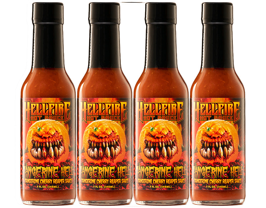 Hellfire Hot Sauce Tangerine Hell Hot Sauce