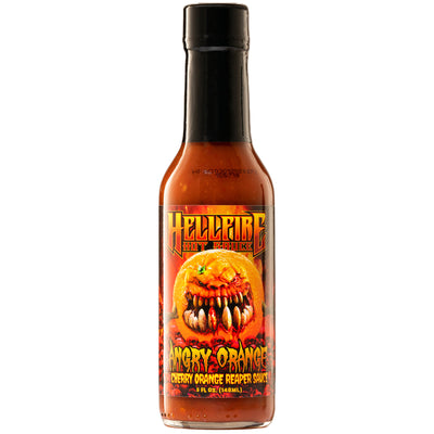 Angry Orange - Cherry Orange Reaper Hot Sauce - Single Bottle - Hellfire Hot Sauce
