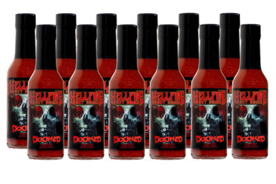 DOOMED 12-Pack World's Hottest Hot Sauce - DOOMED 12-Pack World's Hottest Hot Sauce - Hellfire Hot Sauce