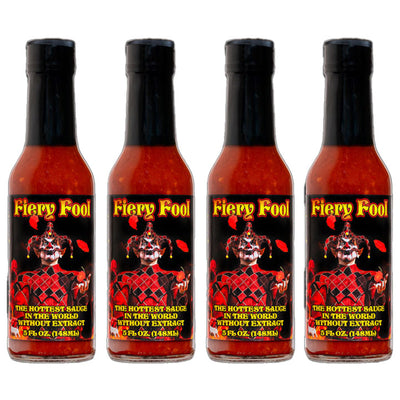 Fiery Fool Hot Sauce 4 Pack - Fiery Fool Hot Sauce 4 Pack - Hellfire Hot Sauce