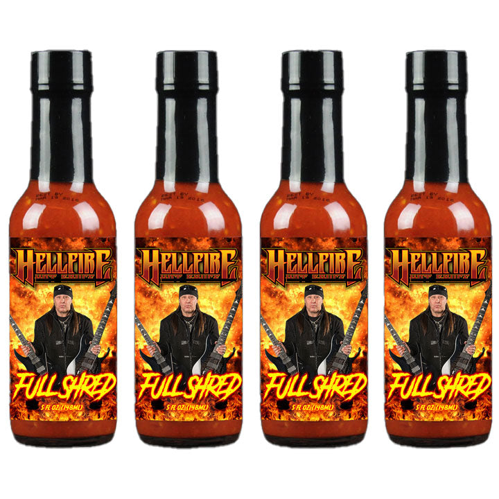 David Shankle “Full Shred” 4 Pack - David Shankle “Full Shred” 4 Pack - Hellfire Hot Sauce