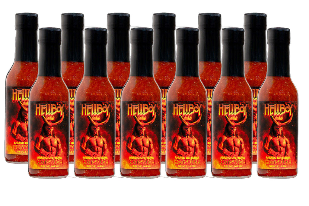 HELLBOY ANUNG UN RAMA Hot Sauce 12 Pack Case - HELLBOY ANUNG UN RAMA Hot Sauce 12 Pack Case - Hellfire Hot Sauce