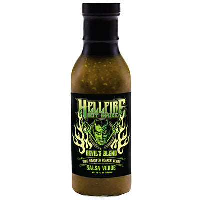 Devil’s Blend - Our Multi-Award Winning Fire Roasted Reaper Salsa Verde - Devil’s Blend - Our Multi-Award Winning Fire Roasted Reaper Salsa Verde - Hellfire Hot Sauce