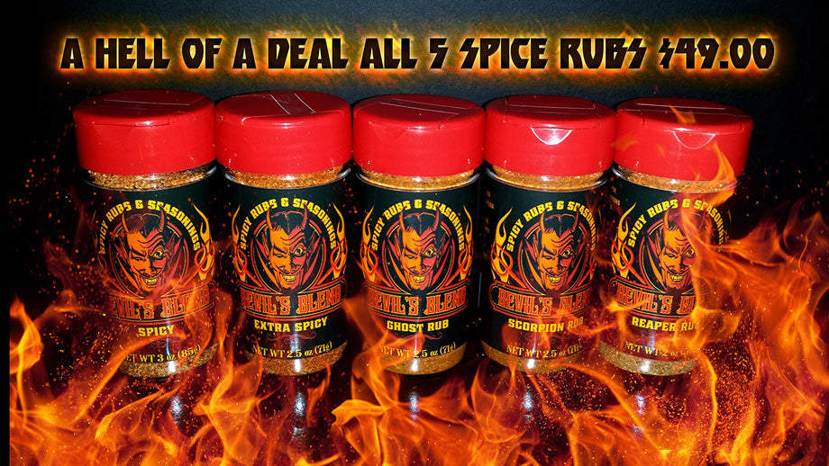 A Hell of a Deal 5 Spice Rubs only $19