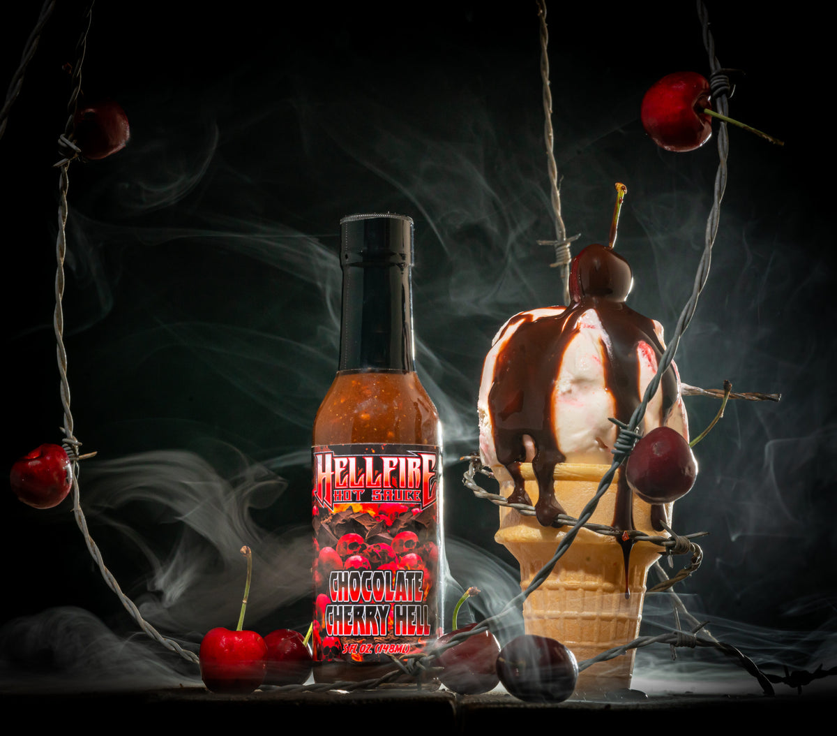 Why the Hell Would You Put Hot Sauce on Ice Cream? Hellfire Hot Sauce