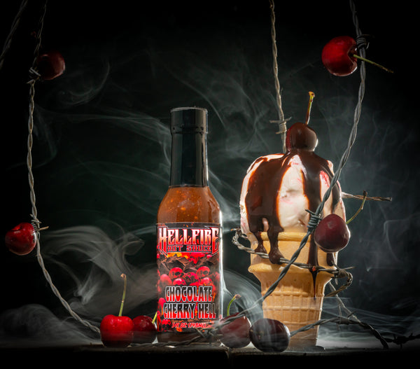chocolate cherry ice cream hot sauce