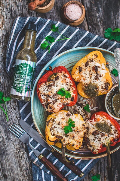 spicy stuffed peppers recipe