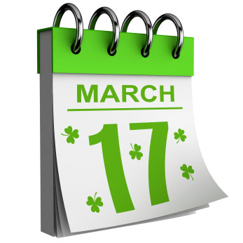 March 17th Calendar