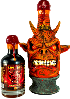 2025 Hellfire Halloween Hell “Demon” Art Bottle by Jon May