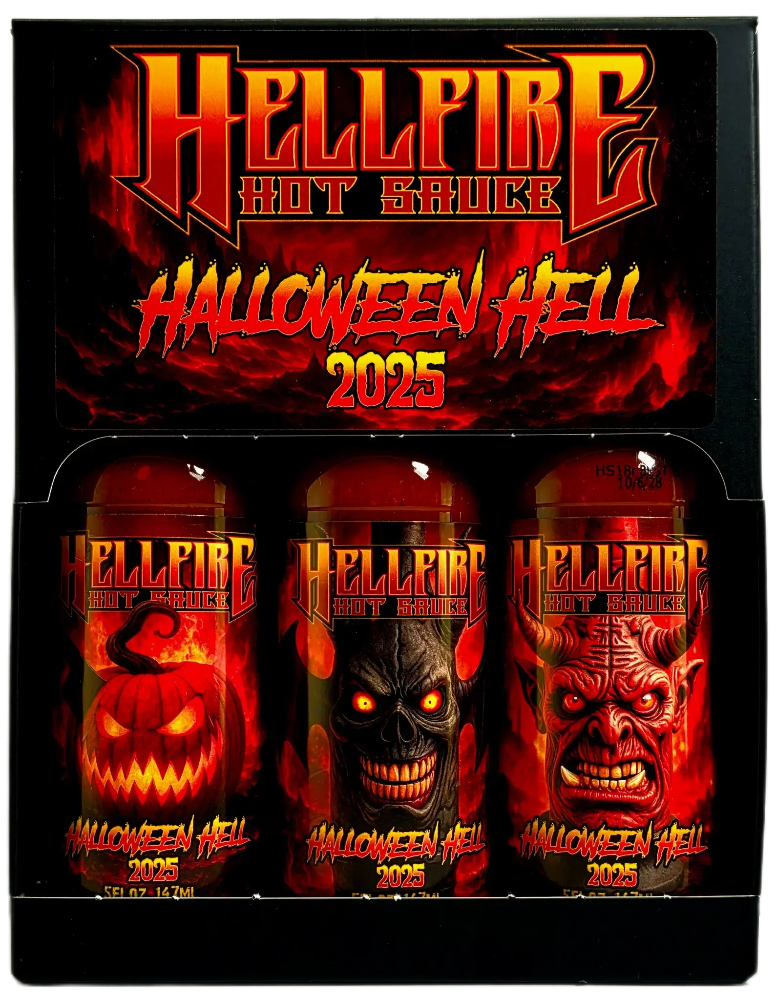 Hellfire Halloween Hell 2025 Hot Sauce Limited Edition!