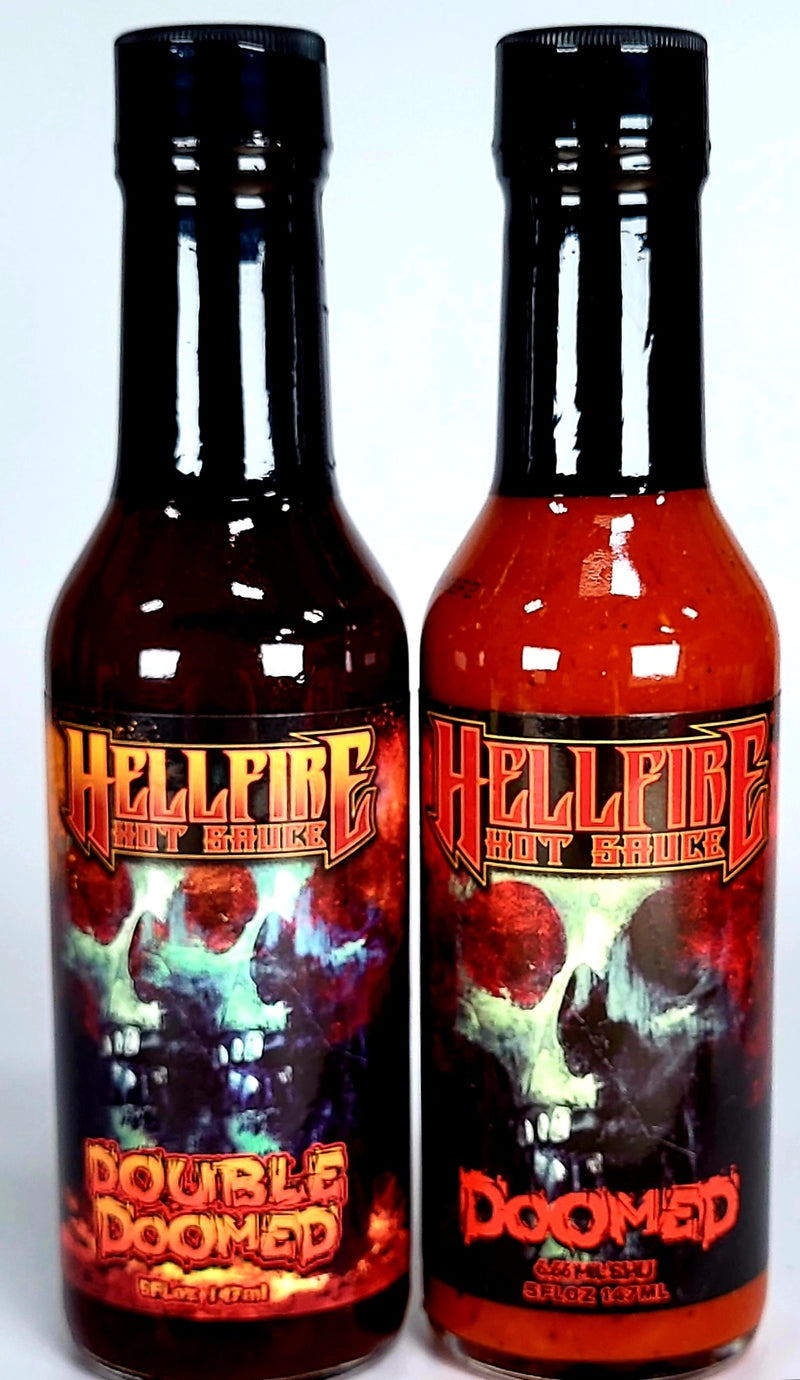 Doomed Two Pack! WRONG ONE - Doomed Two Pack! WRONG ONE - Hellfire Hot Sauce