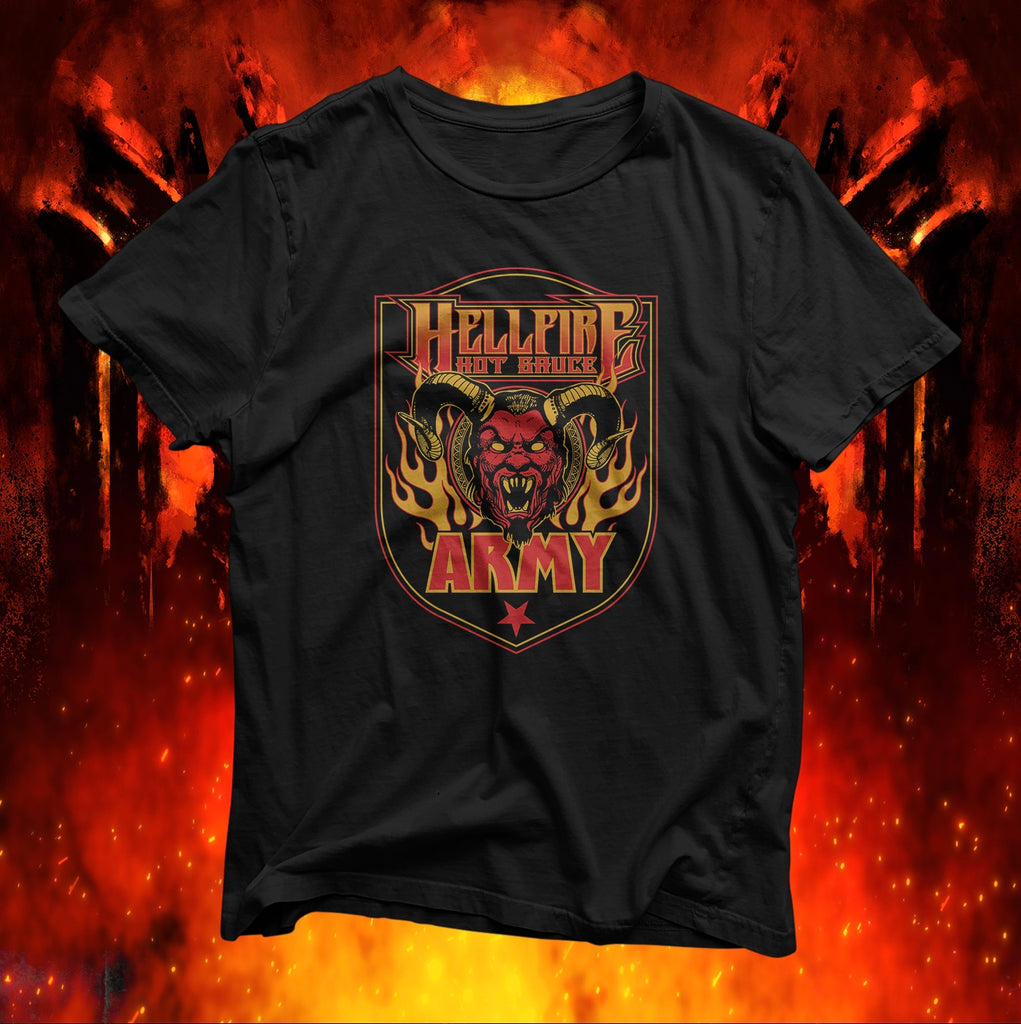 Hellfire Army! T Shirt - Hellfire Army! T Shirt - Hellfire Hot Sauce