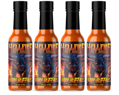 NEW! Hellfire Baby Buffalo 4 Pack