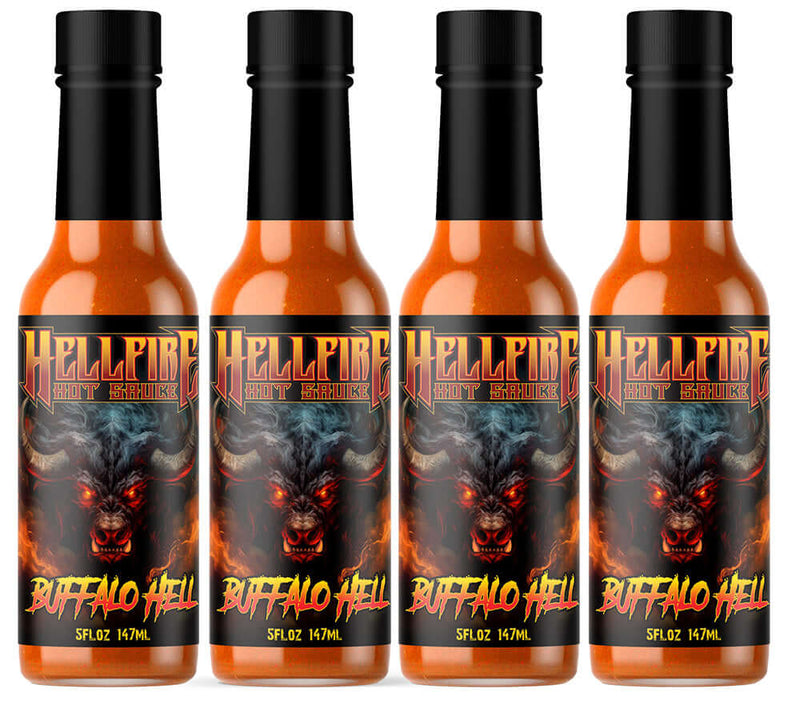 Hellfire Buffalo Hell Hot Sauce New!