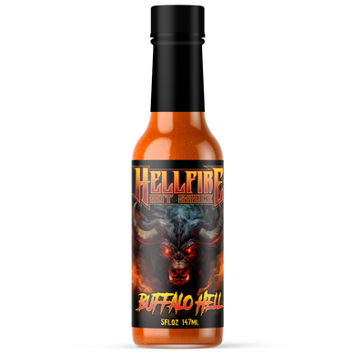 Hellfire Buffalo Hell Hot Sauce New!