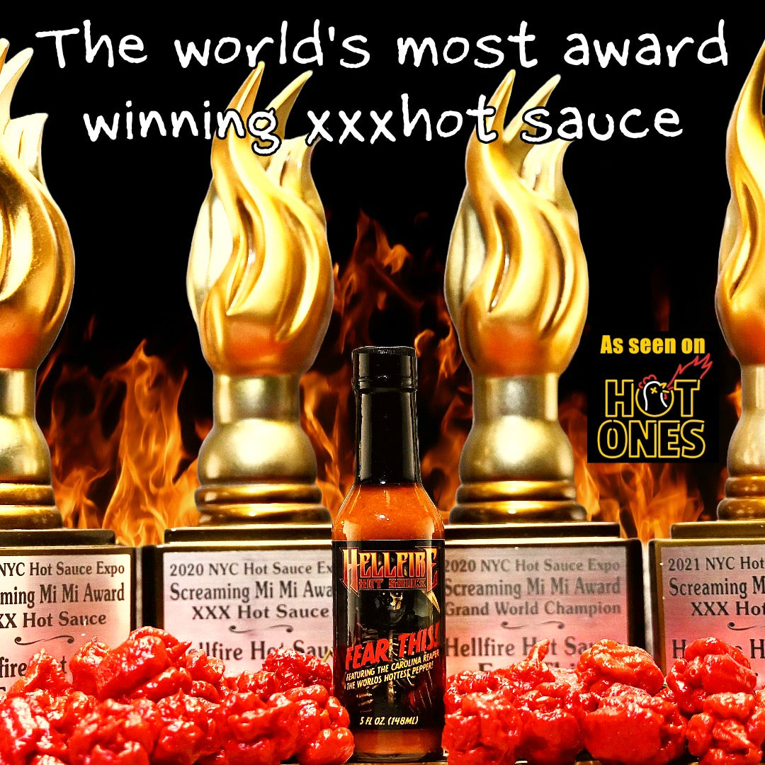 Fear This! - Award Winning Carolina Reaper Hot Sauce – Hellfire