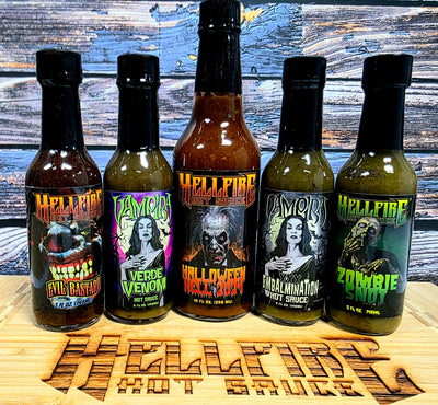 Flash Sale Special #2  Halloween Special!  5 Sauces for $25!!!!