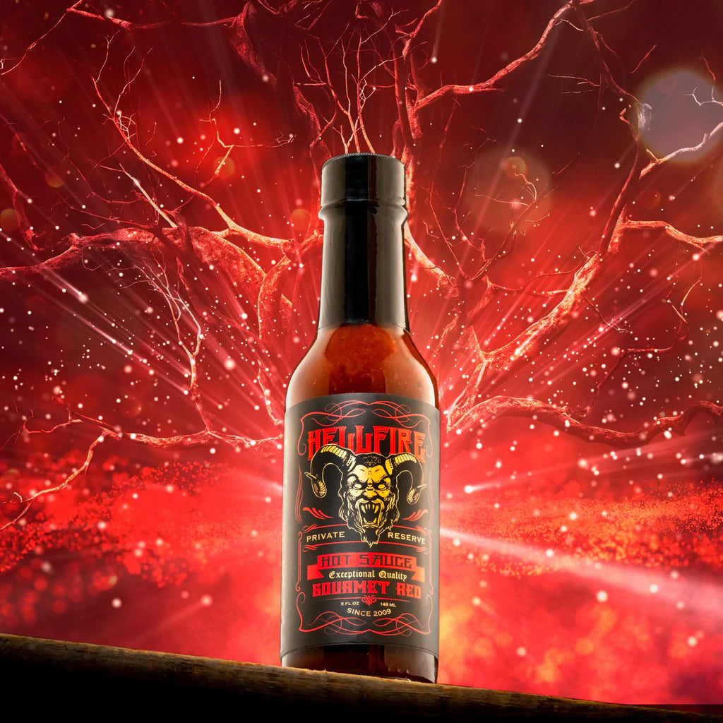 Hellfire Hot Sauce Private Reserve Gourmet Red Hot Sauce