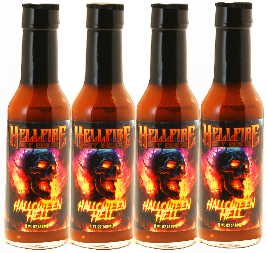 Hellfire Halloween Hell Limited Edition 2023 Hot Sauce - Save 10% on a 4-Pack - Hellfire Hot Sauce