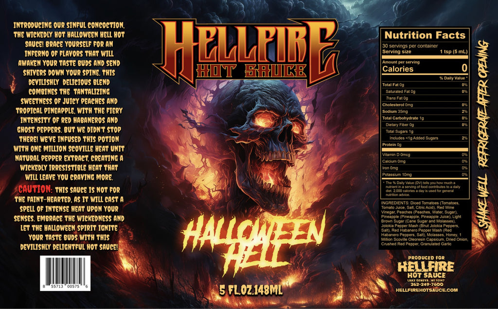 Hellfire Halloween Hell Limited Edition 2023 Hot Sauce – Hellfire 