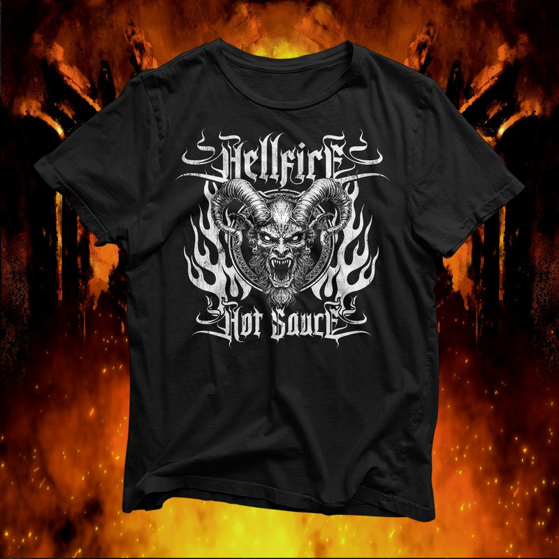 NEW! Hellfire Hot Sauce's Official 15th Anniversary Retro Devil T-Shirt!
