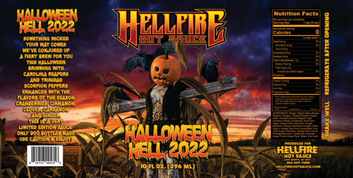 Hellfire Hot Sauce Halloween Hell 2022