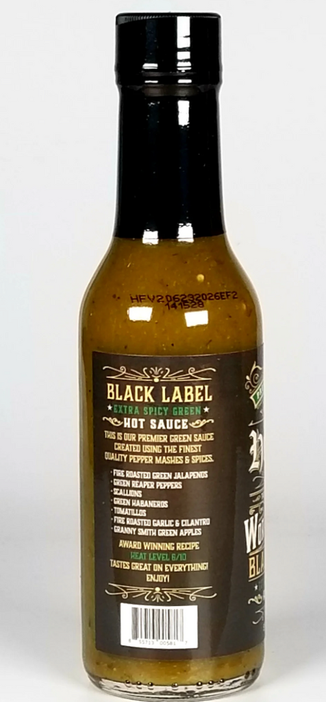 Hellfire Black Label Green Sauce – Hellfire Hot Sauce