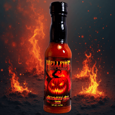 Hellfire Halloween Hell 2025 Hot Sauce 3-Pack
