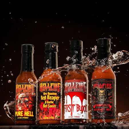 Hellfire Hot Sauce 4 Pack