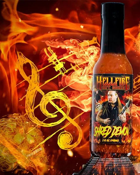Hellfire Hot Sauce Shred Demon Sauce