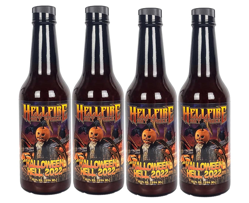 2022 Halloween Hell 4 pack (Limited Time Offer) - 2022 Halloween Hell 4 pack (Limited Time Offer) - Hellfire Hot Sauce