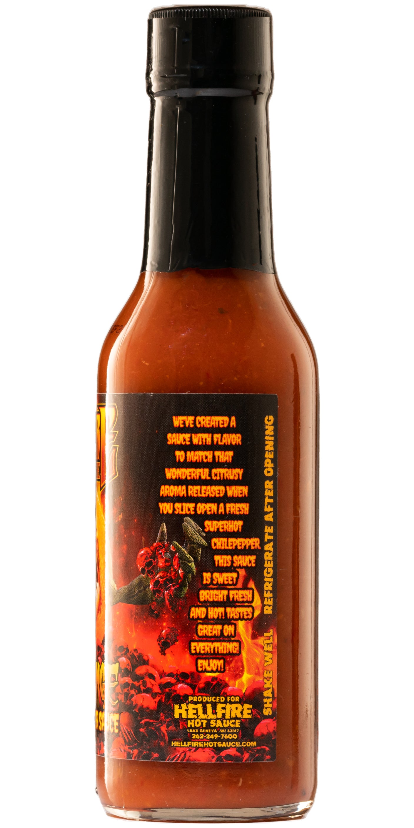Angry Orange - Cherry Orange Reaper Hot Sauce – Hellfire Hot Sauce