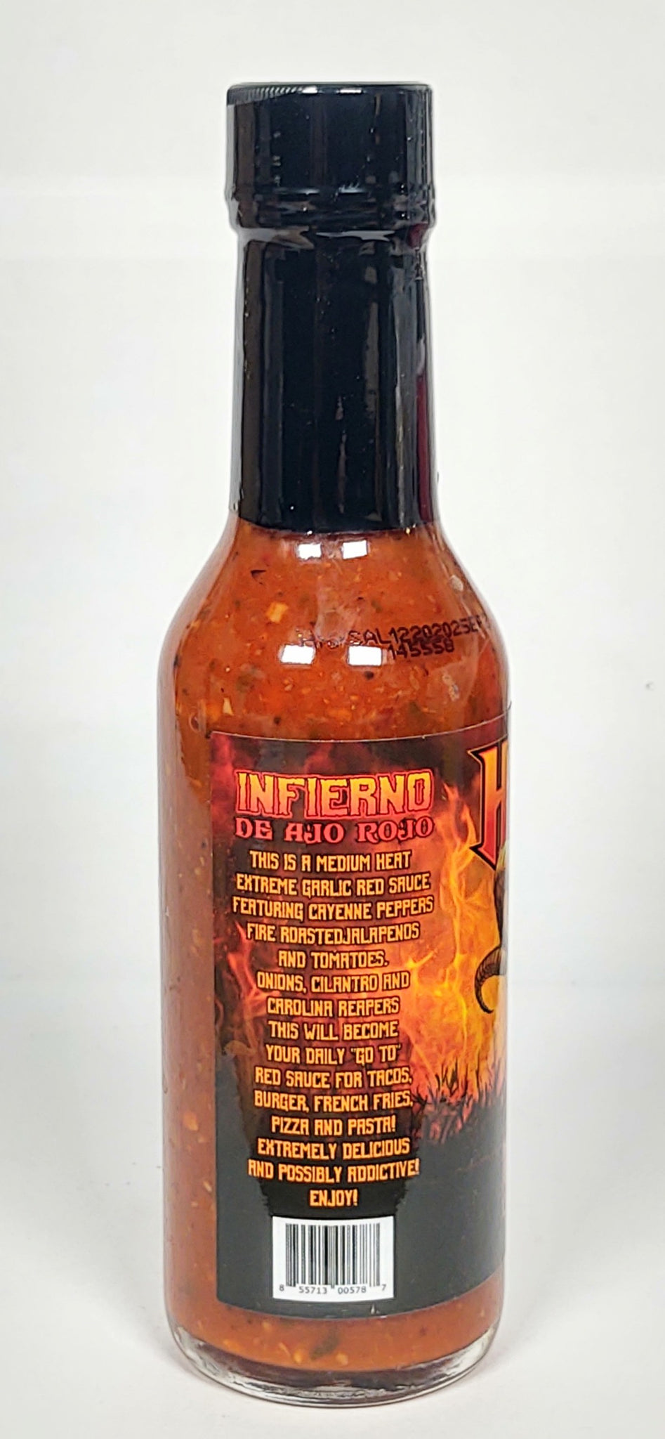 NEW! Infierno De Ajo Rojo Red Garlic Spicy Taco and Burger Sauce!