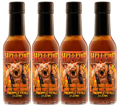 NEW! Pineapple Fatalli - Not Your Mama's BBQ Hot Sauce (4 Pack)
