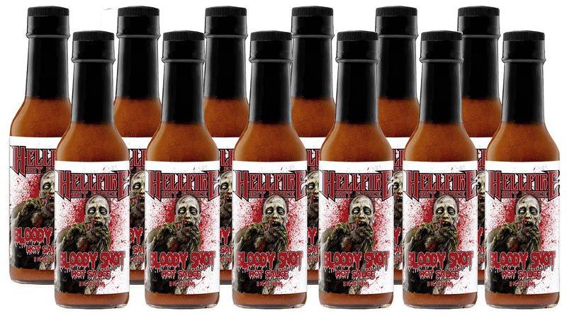 Bloody Snot - Red Reaper Garlic Hot Sauce - Save 20% on a 12-Pack - Hellfire Hot Sauce