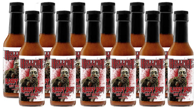 Bloody Snot - Red Reaper Garlic Hot Sauce (12 Pack) - Bloody Snot - Red Reaper Garlic Hot Sauce (12 Pack) - Hellfire Hot Sauce