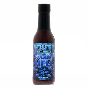Blueberry Hell - Gourmet Dessert Hot Sauce With Carolina Reaper - Blueberry Hell - Gourmet Dessert Hot Sauce With Carolina Reaper - Hellfire Hot Sauce