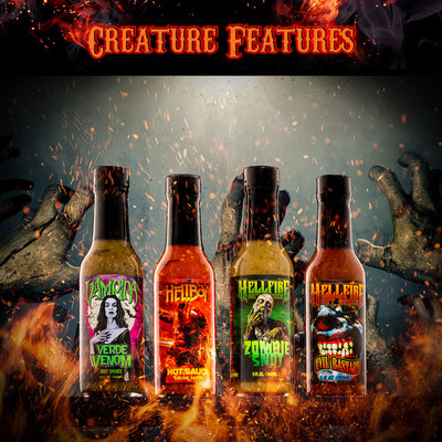 Creature Features “Hot Sauce” Gift Pack - Creature Features “Hot Sauce” Gift Pack - Hellfire Hot Sauce