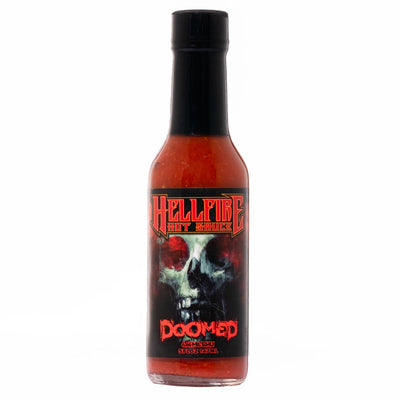 DOOMED – the Hottest Hot Sauce in the World - Single Bottle - Hellfire Hot Sauce