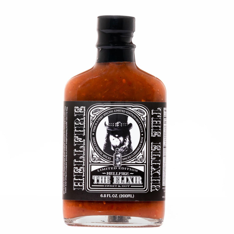 Elixir - The Award Winning Rum Infused Sweet Heat Hot Sauce - Single Bottle - Hellfire Hot Sauce