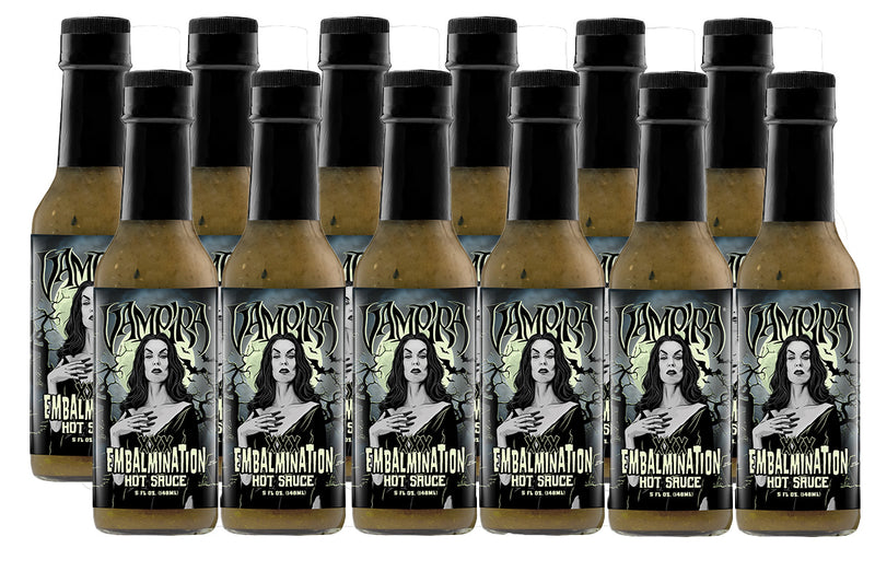 XXX Embalmination - Vampira Verde Green Hot Sauce - Save 20% on a 12-Pack - Hellfire Hot Sauce